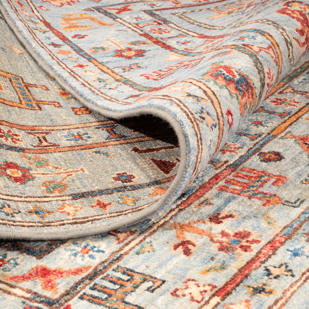 Tappeto Ziegler - Ariana - 154 x 104 cm - blu chiaro