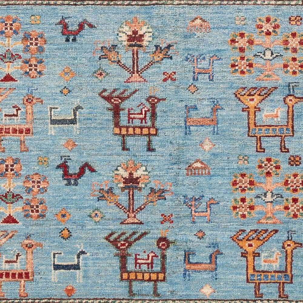 Tappeto Ziegler - Ariana - 150 x 102 cm - blu chiaro