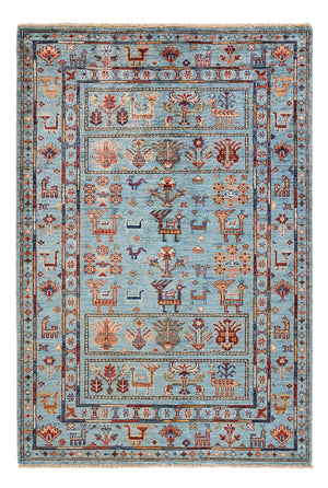 Tappeto Ziegler - Ariana - 154 x 104 cm - blu chiaro