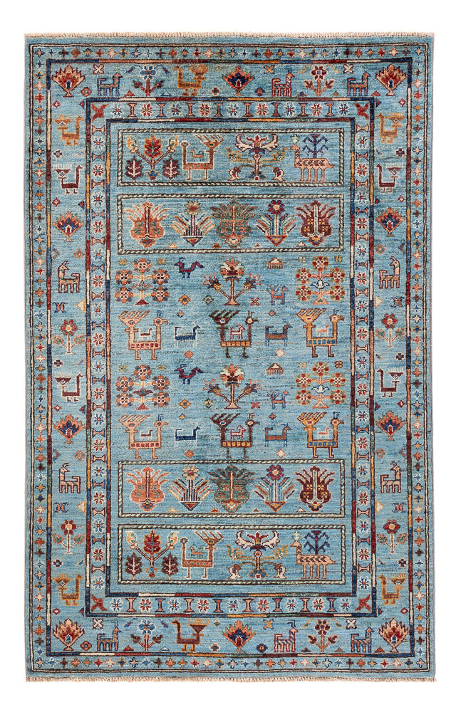 Tappeto Ziegler - Ariana - 163 x 100 cm - blu chiaro