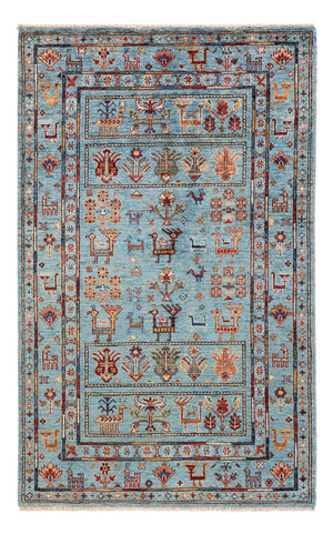 Tappeto Ziegler - Ariana - 154 x 99 cm - blu chiaro