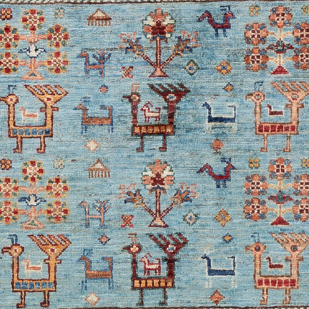 Tappeto Ziegler - Ariana - 154 x 99 cm - blu chiaro