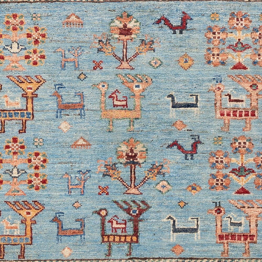 Tappeto Ziegler - Ariana - 150 x 101 cm - blu chiaro