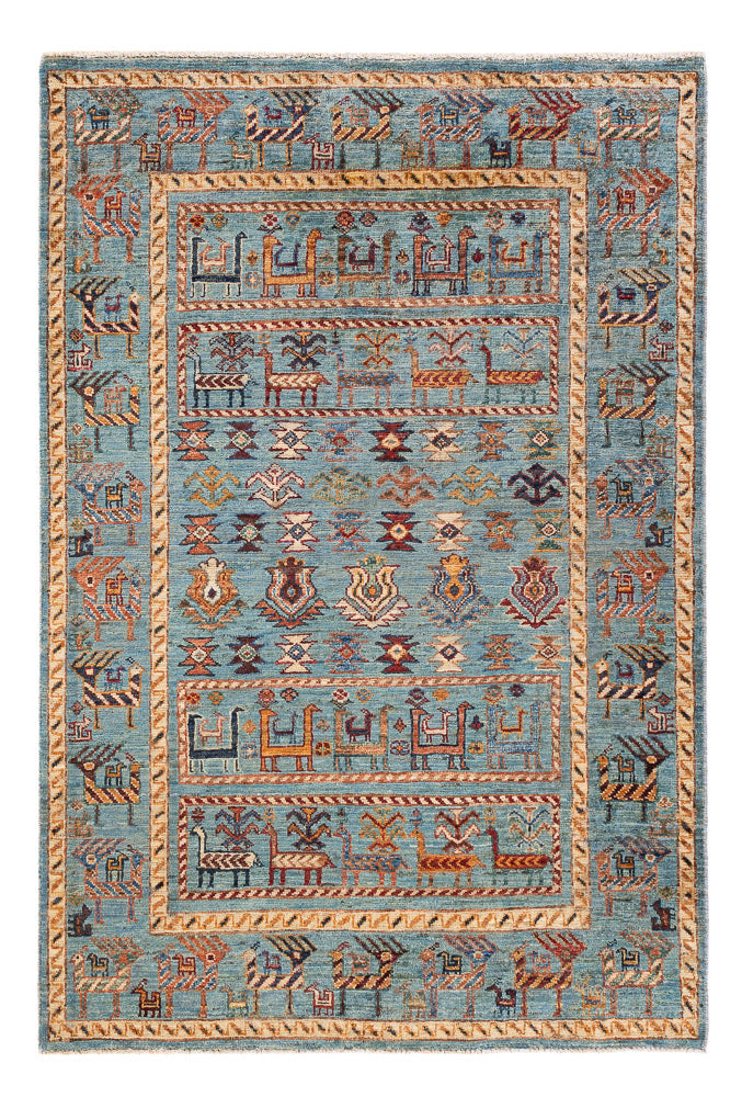 Tappeto Ziegler - Ariana - 149 x 103 cm - blu chiaro