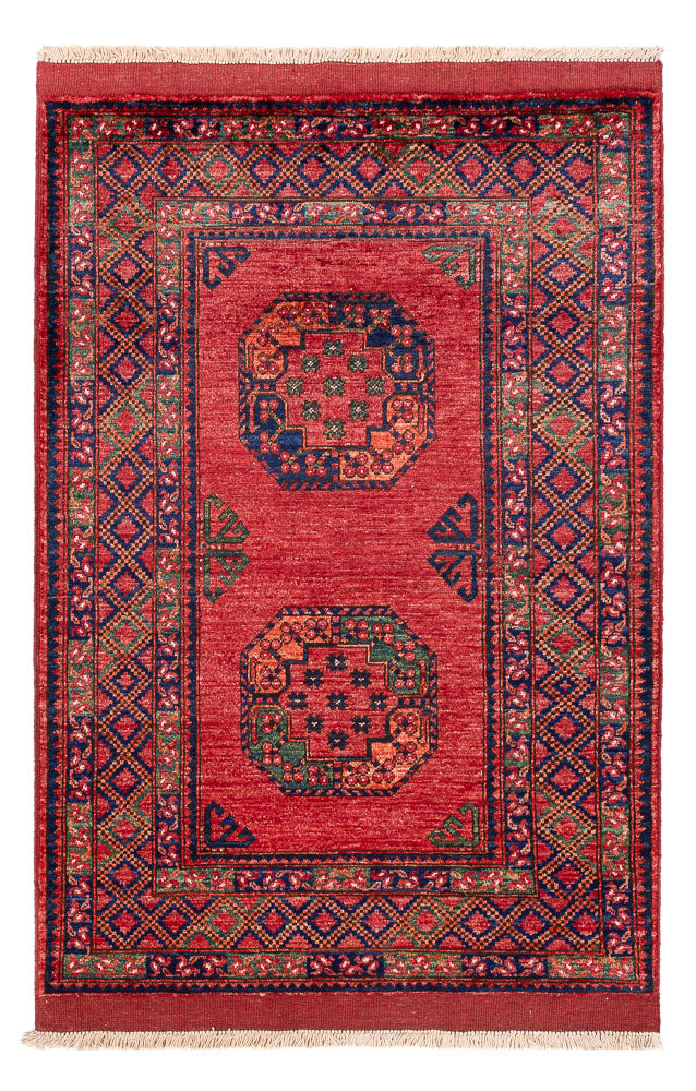 Tappeto afgano - 151 x 104 cm - rosso