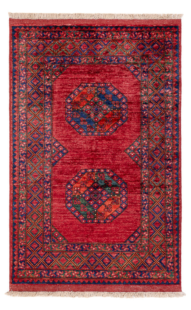 Tappeto afgano - 155 x 100 cm - rosso