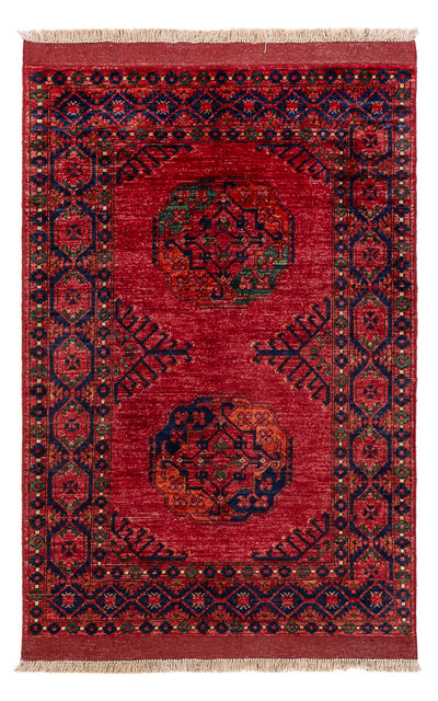 Tappeto afgano 103x151cm - Tappeto orientale - rosso