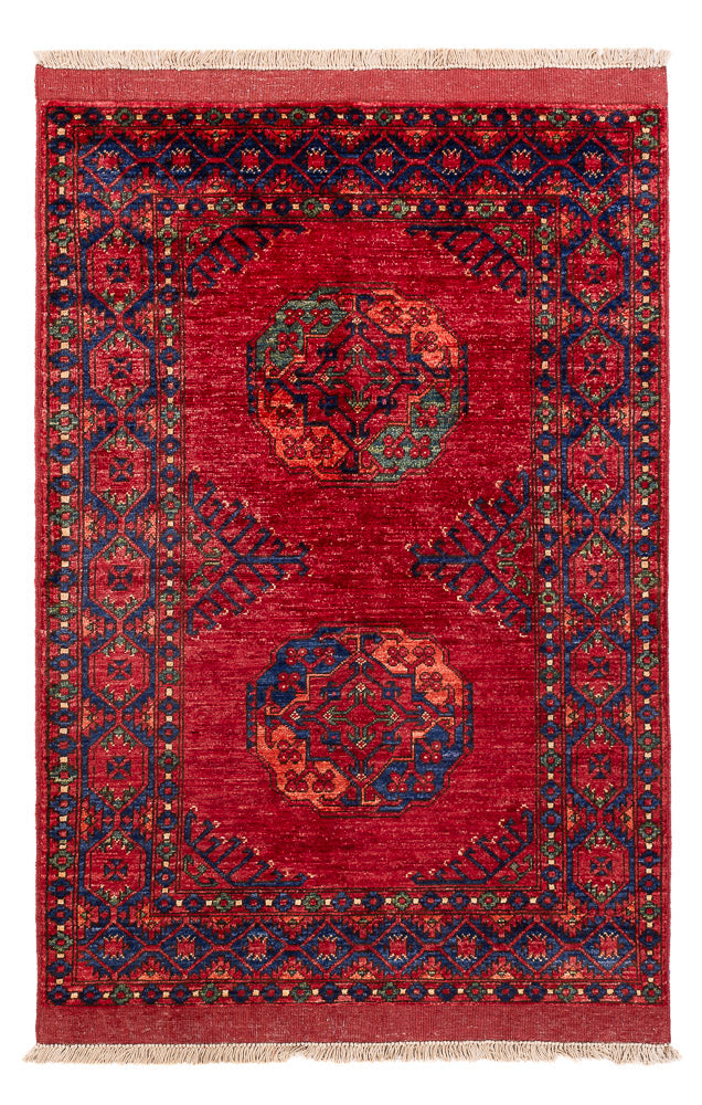 Tappeto afgano - 151 x 102 cm - rosso