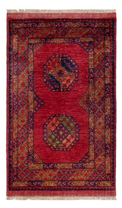 Tappeto afgano 102x162cm - Tappeto orientale - rosso