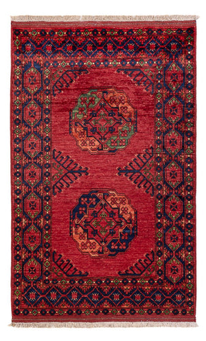 Tappeto afgano - 158 x 99 cm - rosso