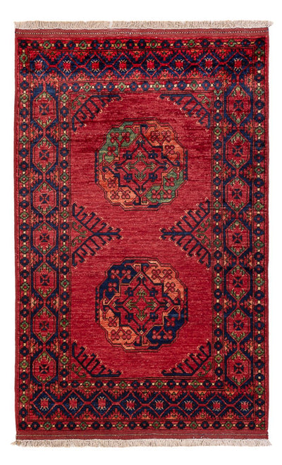 Tappeto afgano 99x158cm - Tappeto orientale - rosso