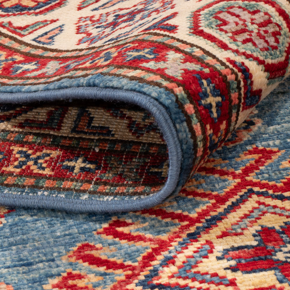 Tappeto Ziegler - Kazak - 155 x 99 cm - blu