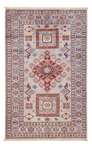 Tappeto Ziegler - Kazak - 151 x 95 cm - grigio chiaro