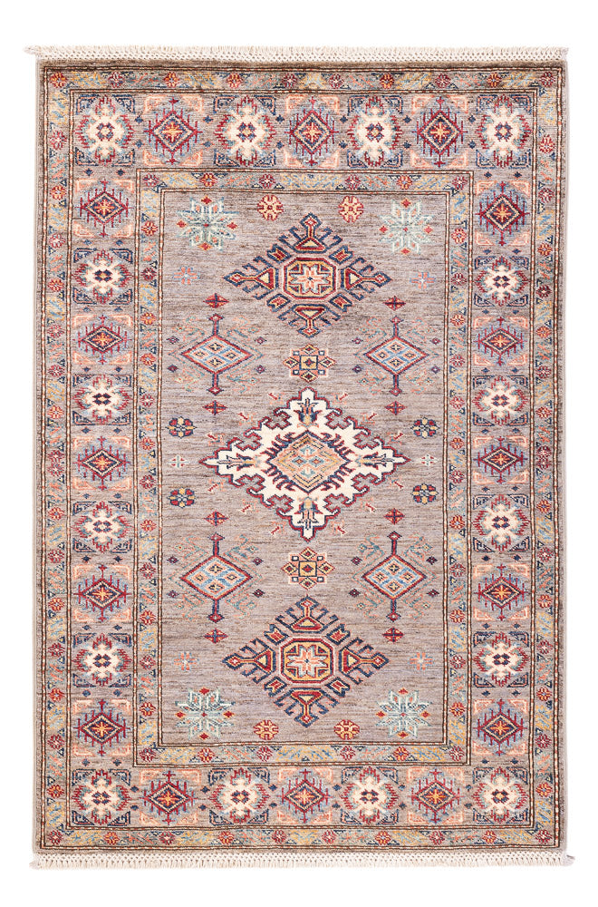 Tappeto Ziegler - Kazak - 150 x 97 cm - grigio chiaro