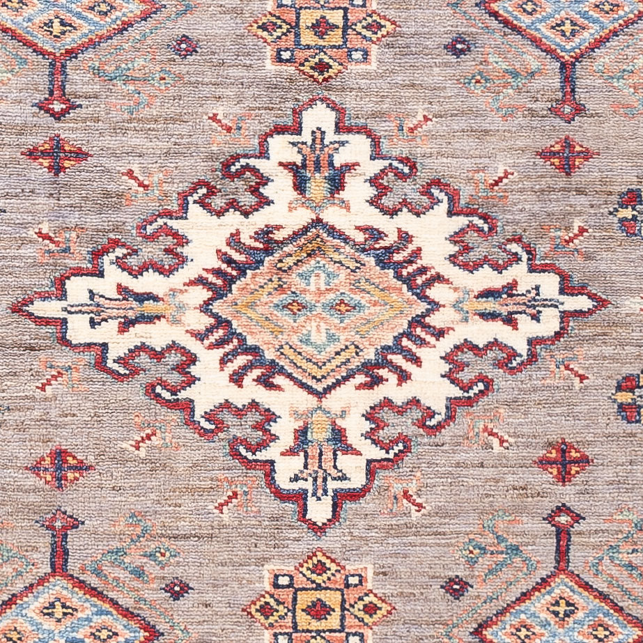 Tappeto Ziegler - Kazak - 150 x 97 cm - grigio chiaro