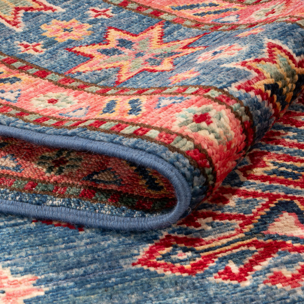 Tappeto Ziegler - Kazak - 157 x 98 cm - blu