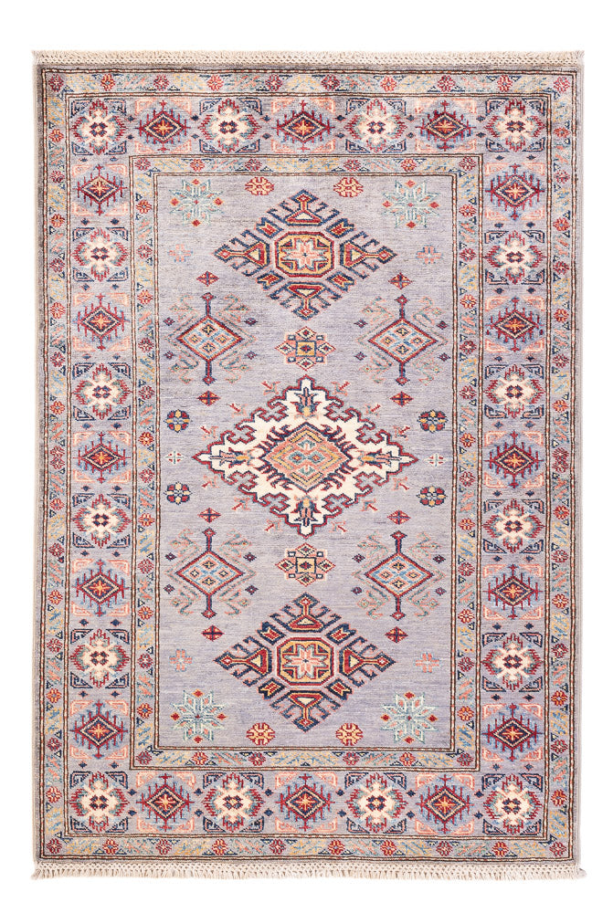 Tappeto Ziegler - Kazak - 147 x 100 cm - blu chiaro