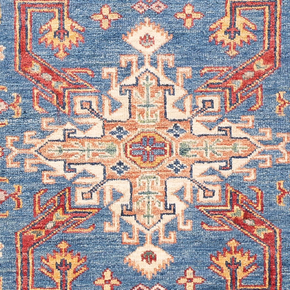 Tappeto Ziegler - Kazak - 154 x 99 cm - blu