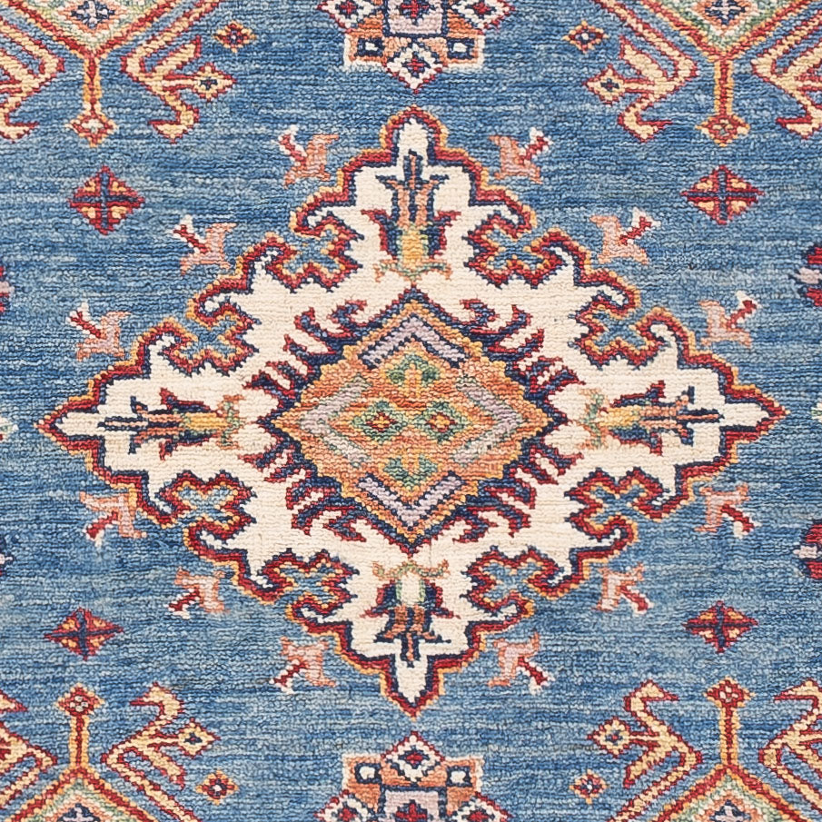 Tappeto Ziegler - Kazak - 150 x 95 cm - blu