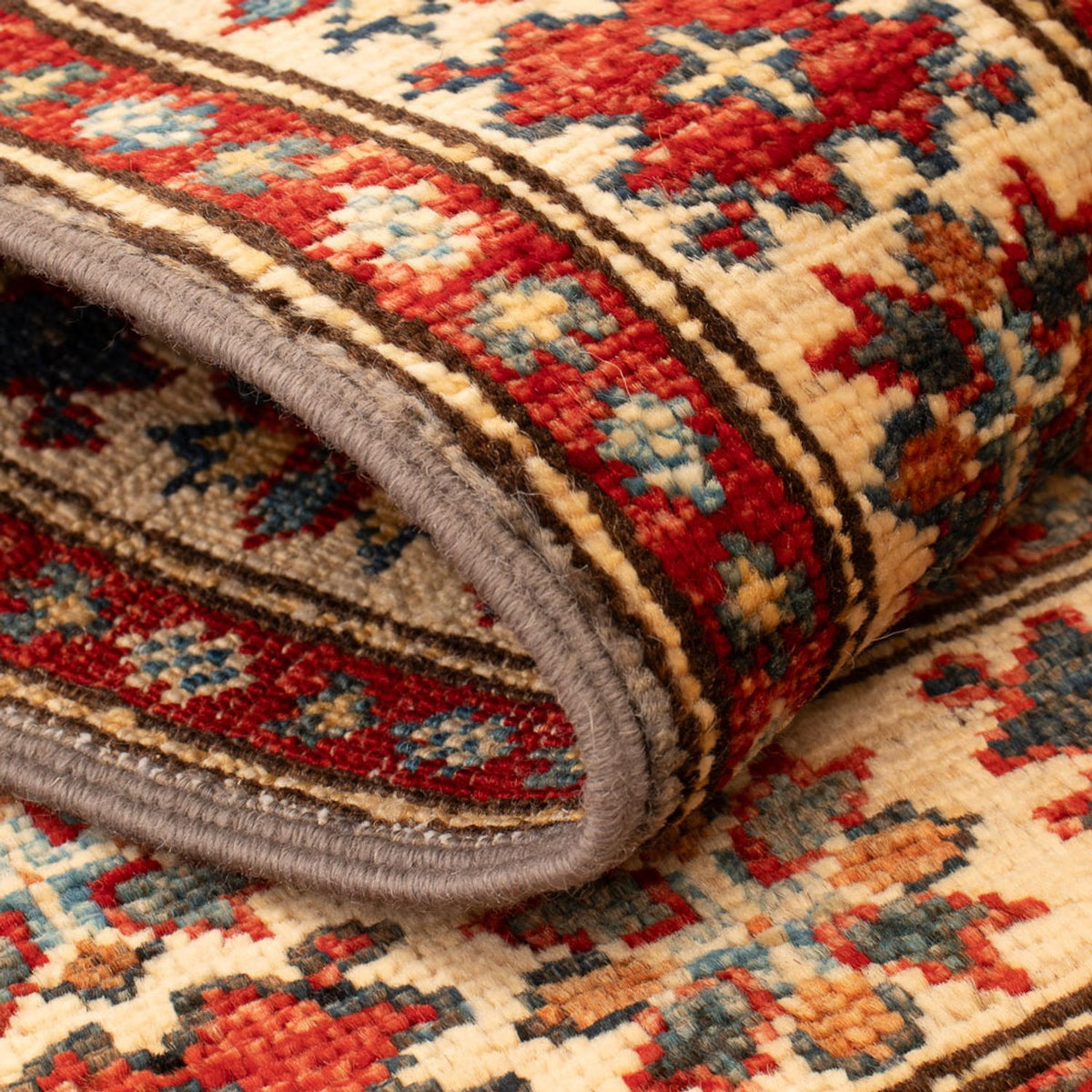 Tappeto Ziegler - Kazak - Reale - 94 x 58 cm - beige scuro