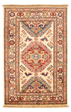 Kazak Tappeto 57x92cm - Tappeto orientale - Rettangolo / Beige chiaro / 57 x 92 cm Rettangolo
