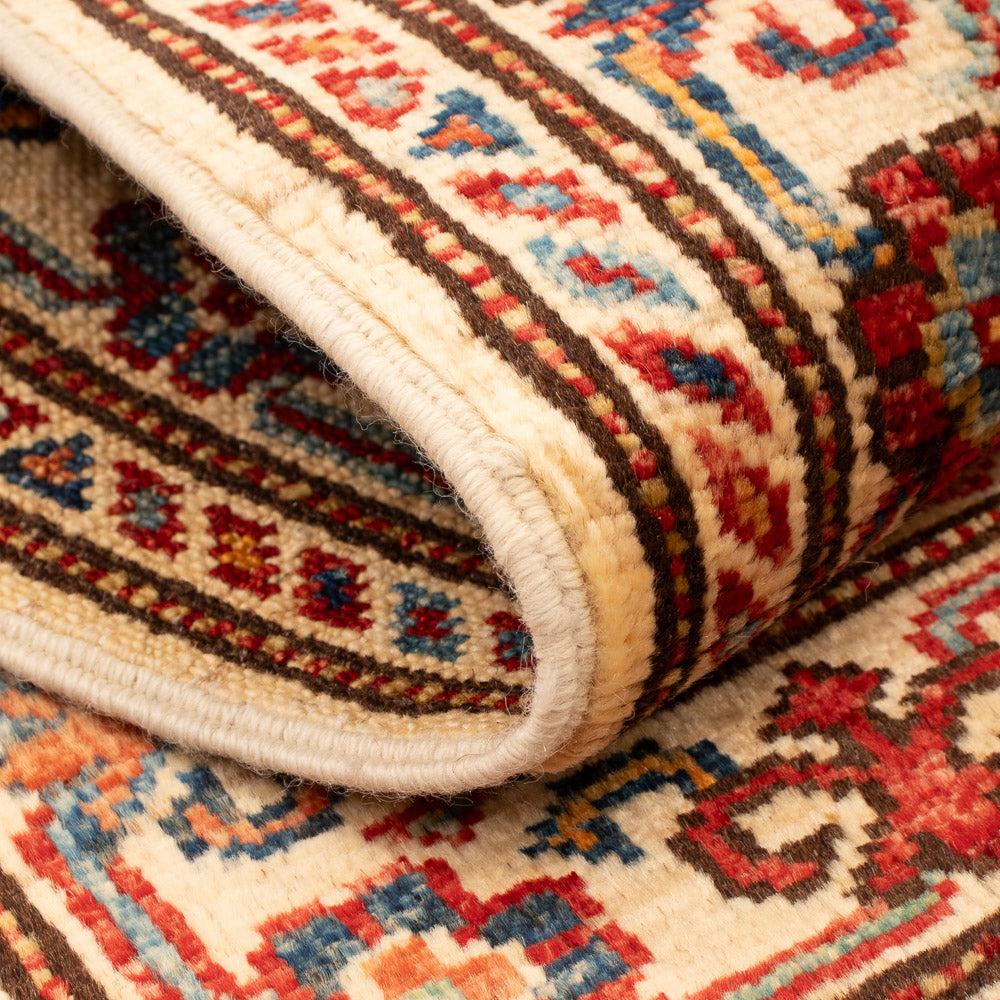 Tappeto Ziegler - Kazak - Reale - 92 x 57 cm - beige chiaro