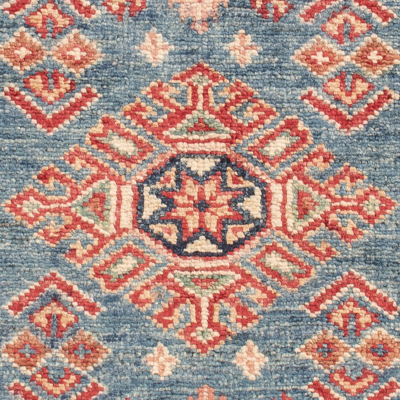 Tappeto Ziegler - Kazak - Reale - 93 x 63 cm - blu chiaro