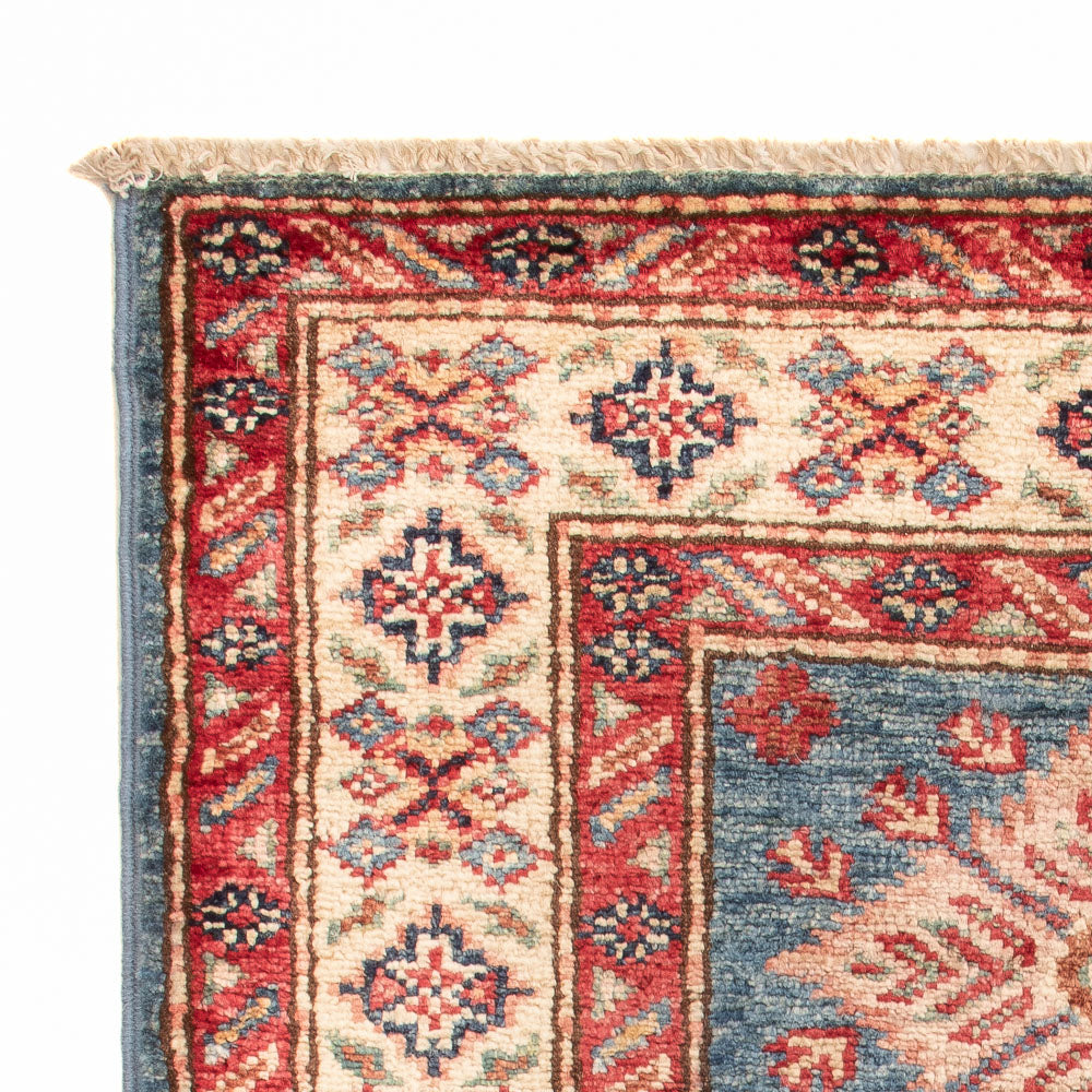 Tappeto Ziegler - Kazak - Reale - 93 x 63 cm - blu chiaro
