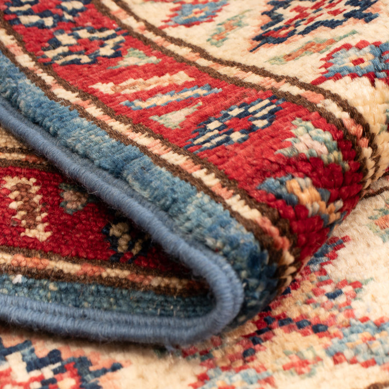 Tappeto Ziegler - Kazak - Reale - 93 x 63 cm - blu chiaro