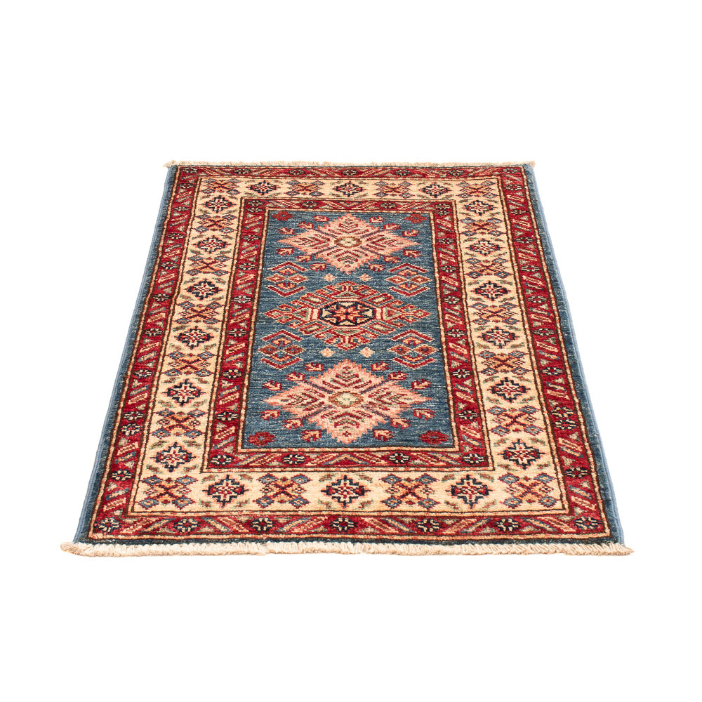 Tappeto Ziegler - Kazak - Reale - 93 x 63 cm - blu chiaro