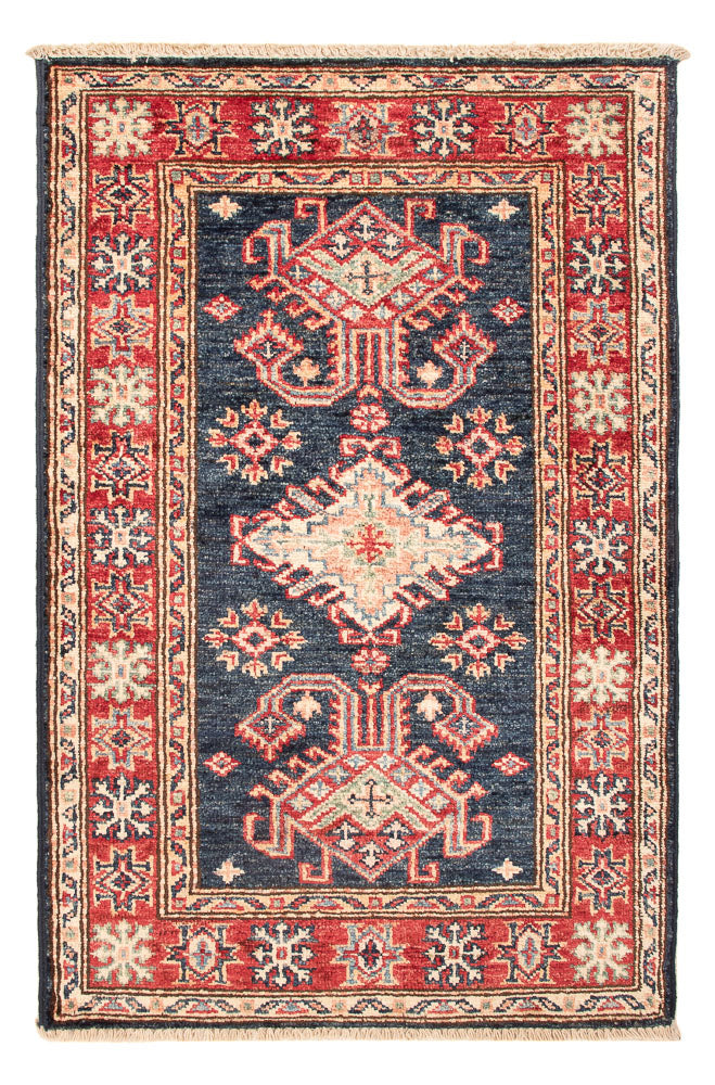 Tappeto Ziegler - Kazak - Reale - 91 x 61 cm - blu petrolio