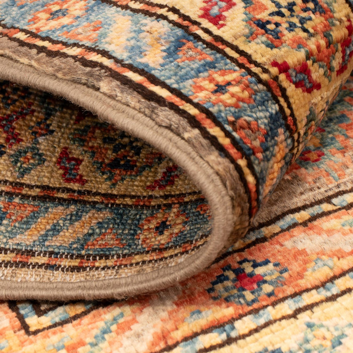 Tappeto Ziegler - Kazak - Reale - 91 x 60 cm - verde oliva