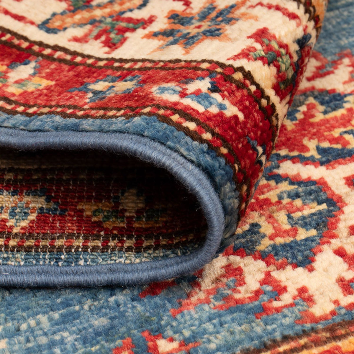 Tappeto Ziegler - Kazak - Reale - 94 x 60 cm - blu