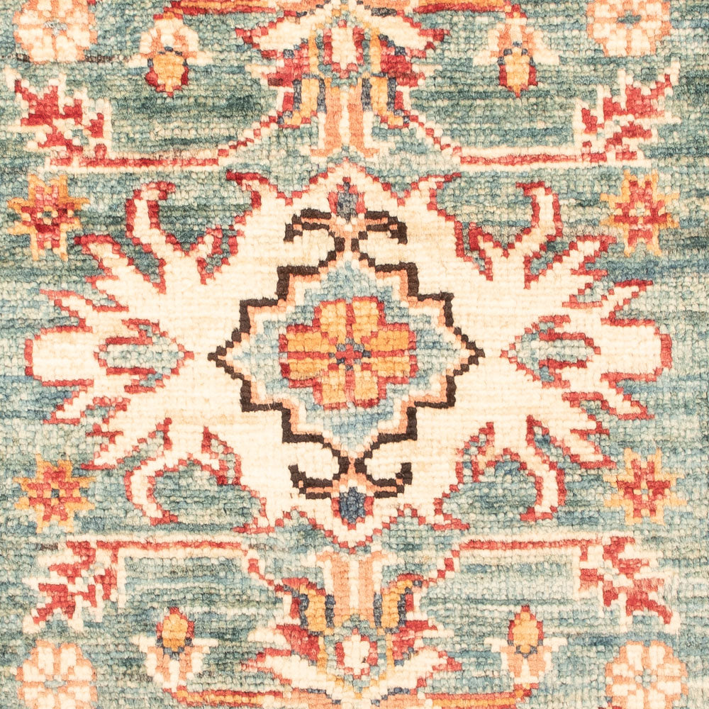 Tappeto Ziegler - Kazak - Reale - 91 x 59 cm - verde chiaro