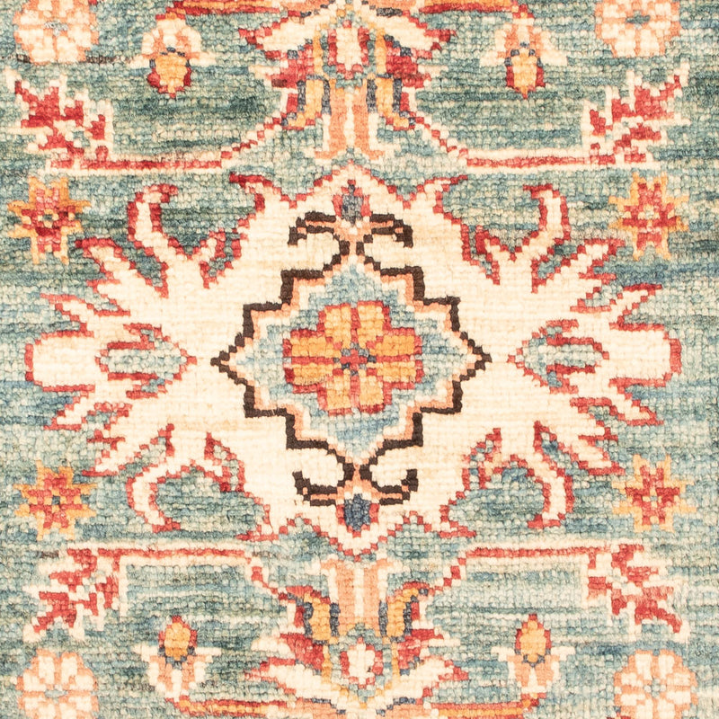 Tappeto Ziegler - Kazak - Reale - 91 x 59 cm - verde chiaro