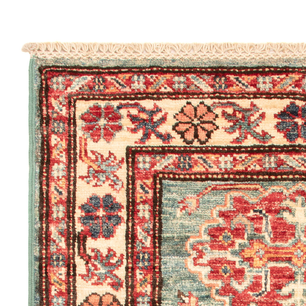 Tappeto Ziegler - Kazak - Reale - 91 x 59 cm - verde chiaro