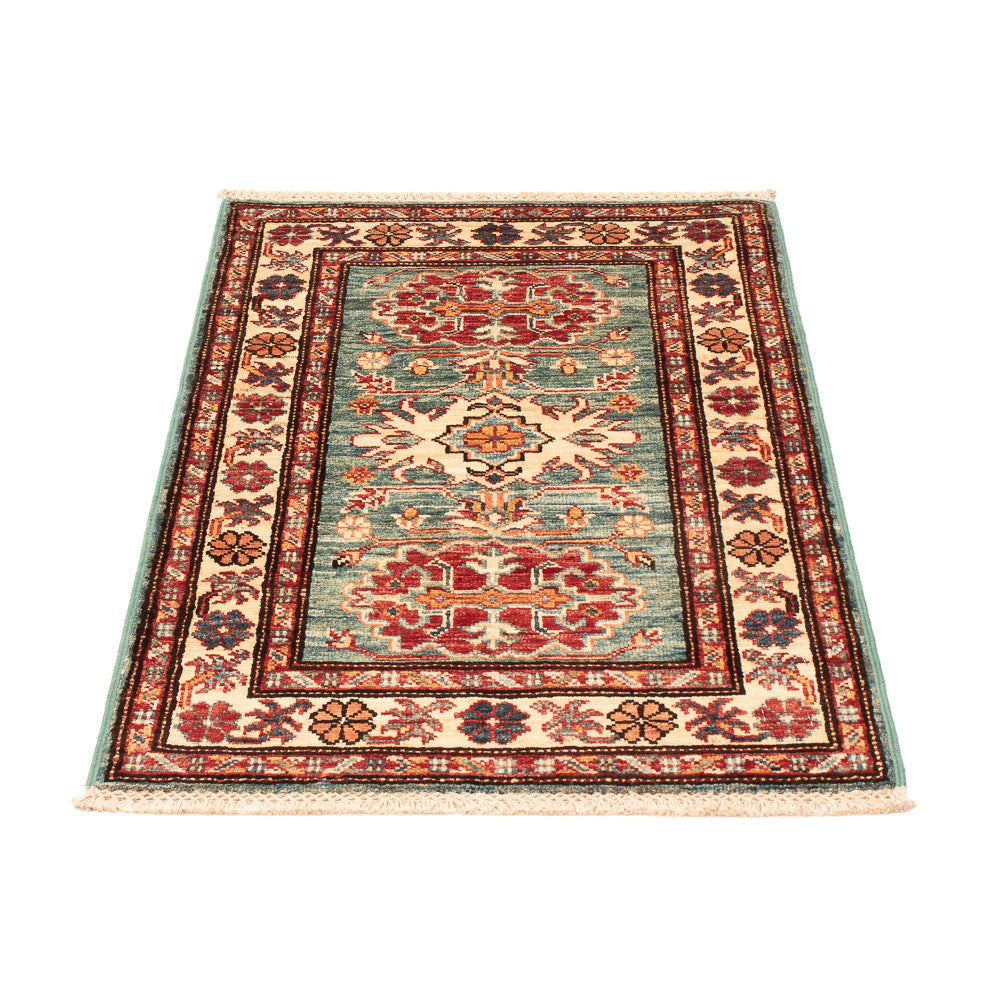 Tappeto Ziegler - Kazak - Reale - 91 x 59 cm - verde chiaro