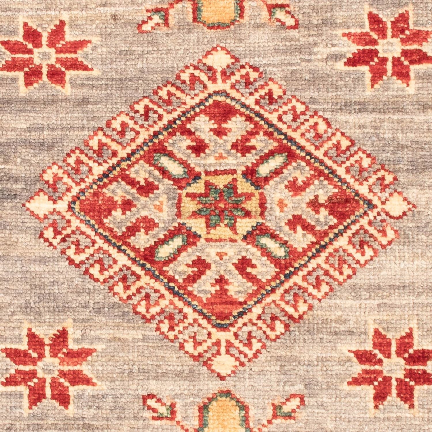 Tappeto Ziegler - Kazak - Reale - 92 x 61 cm - grigio chiaro