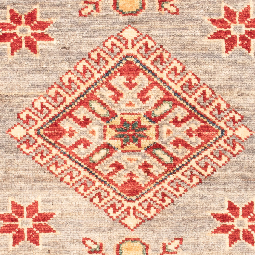 Tappeto Ziegler - Kazak - Reale - 92 x 64 cm - grigio chiaro