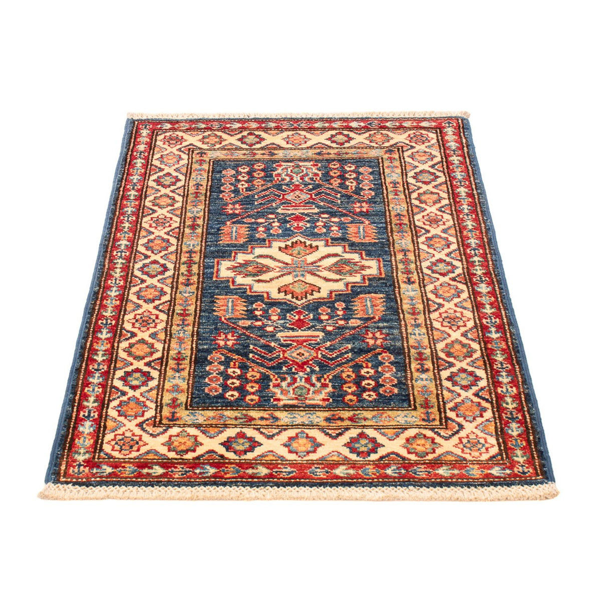 Tappeto Ziegler - Kazak - Reale - 95 x 60 cm - blu petrolio