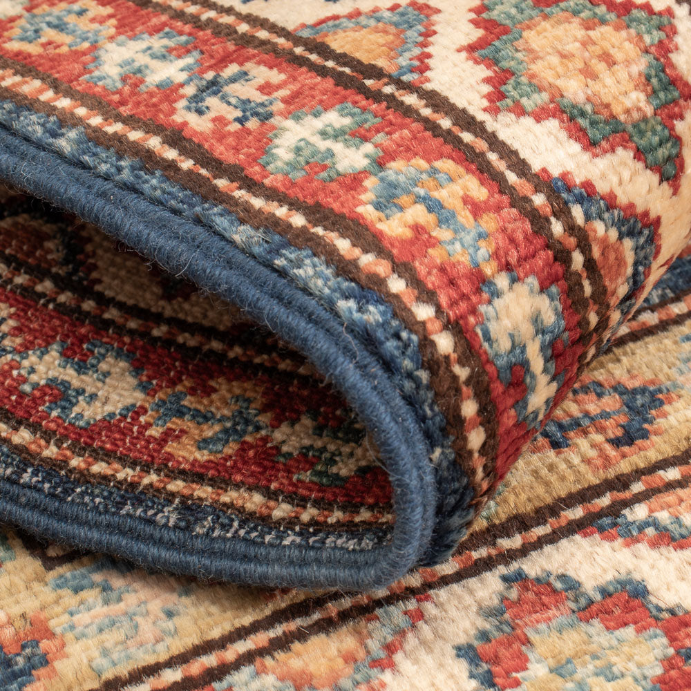 Tappeto Ziegler - Kazak - Reale - 95 x 62 cm - blu petrolio