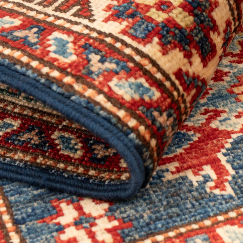 Tappeto Ziegler - Kazak - Reale - 90 x 60 cm - blu petrolio