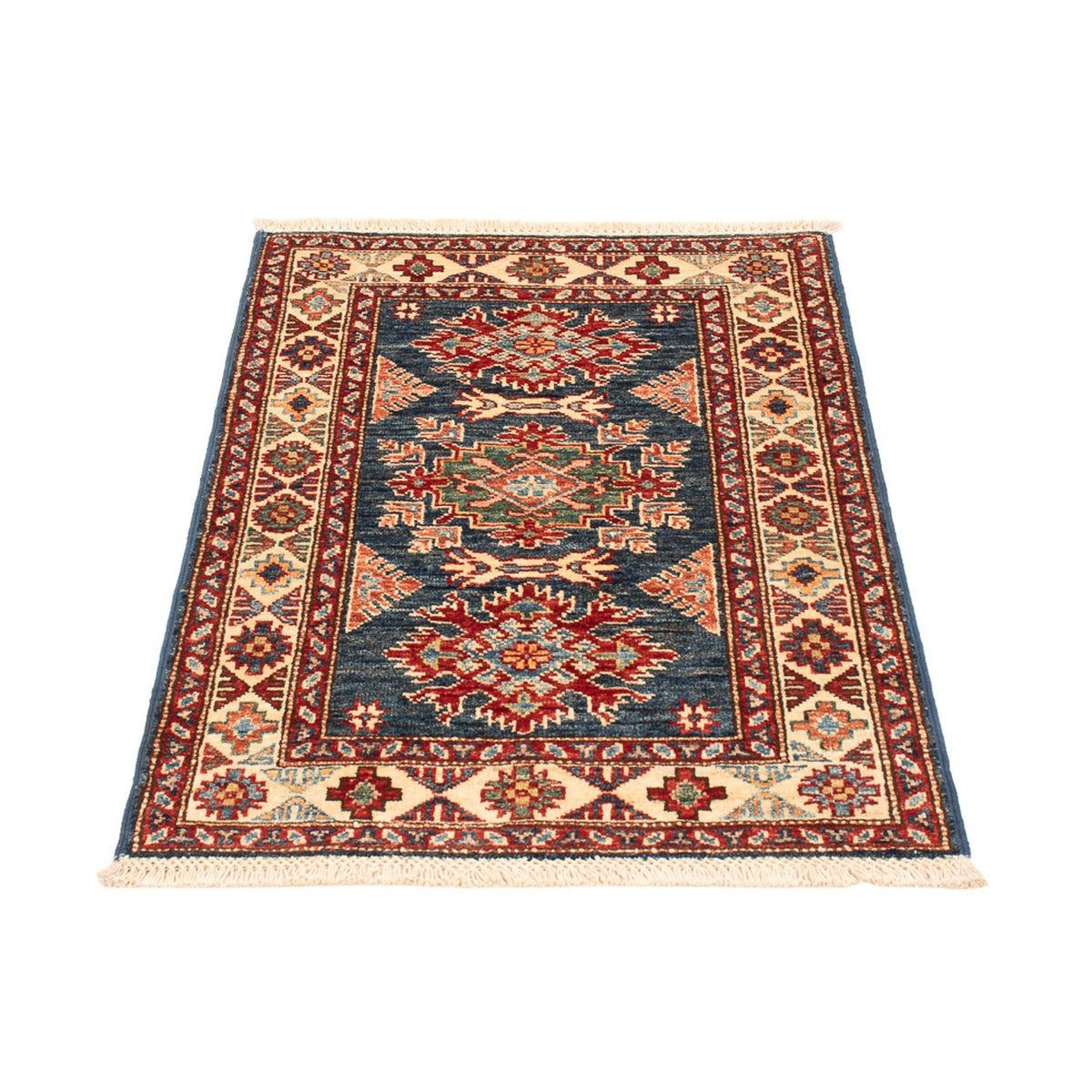 Tappeto Ziegler - Kazak - Reale - 90 x 60 cm - blu petrolio