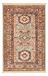 Kazak Tappeto 56x88cm - Tappeto orientale - Rettangolo / Verde chiaro / 56 x 88 cm Rettangolo