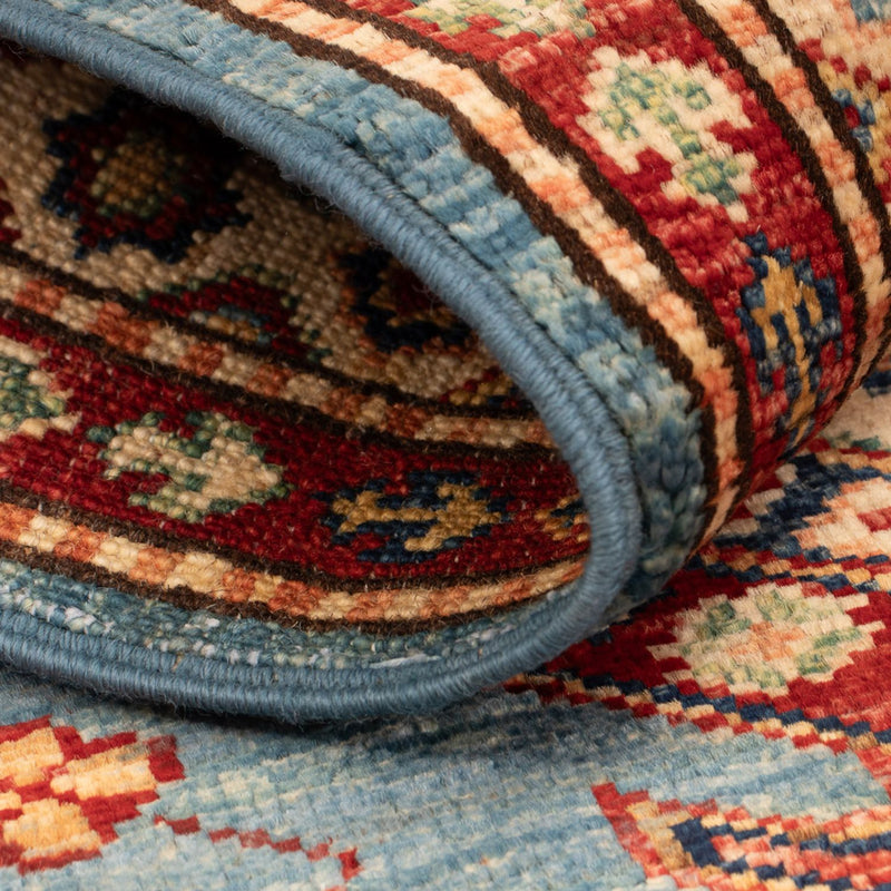 Tappeto Ziegler - Kazak - Reale - 88 x 59 cm - blu