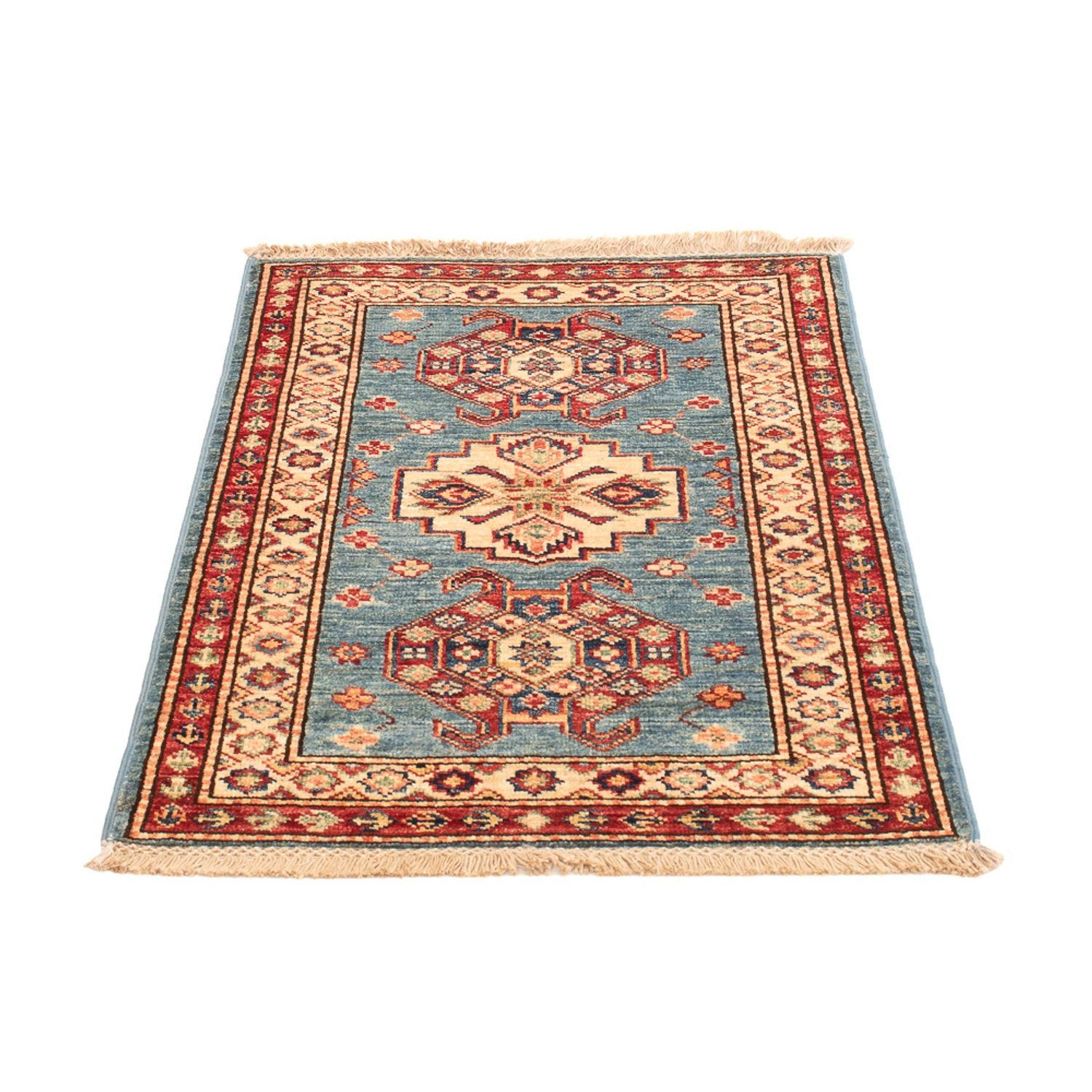 Tappeto Ziegler - Kazak - Reale - 88 x 59 cm - blu