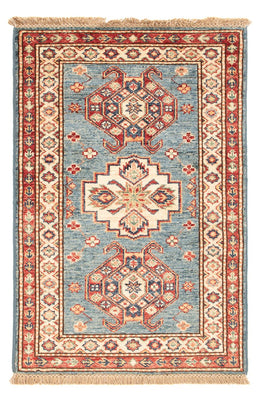 Tappeto Ziegler - Kazak - Reale - 90 x 60 cm - blu chiaro