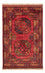 Tappeto afgano - 125 x 82 cm - rosso