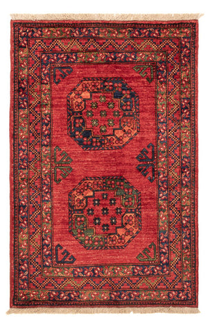 Tappeto afgano - 126 x 84 cm - rosso