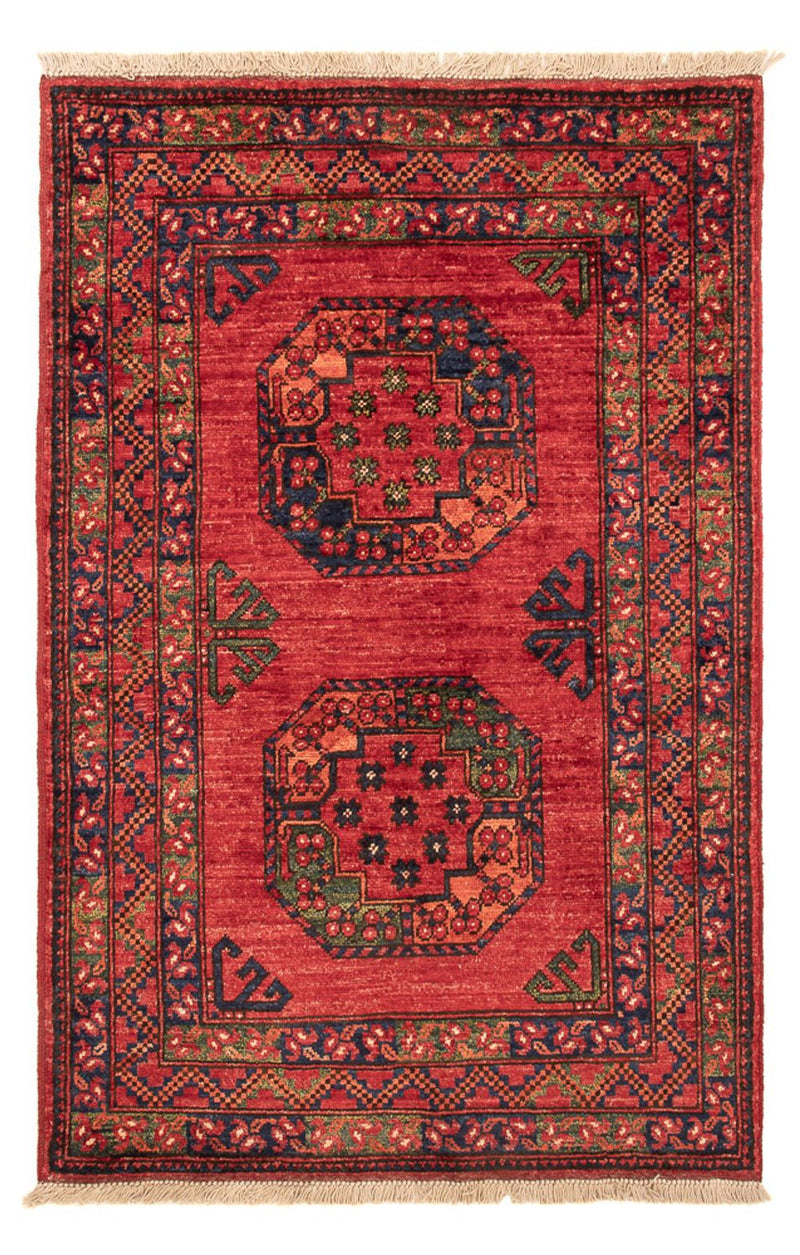 Tappeto afgano - 126 x 84 cm - rosso